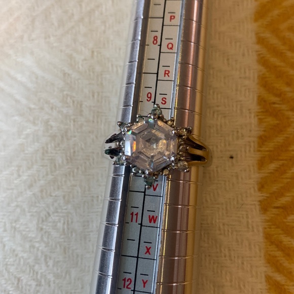 Vintage NVC Snowflake CZ Ring Size 10 - Picture 8 of 10